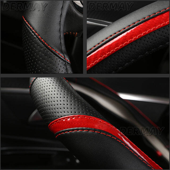 for-renault-logan-1-2-3-for-dacia-logan-car-steering-wheel-cover-microfiber-leather-carbon-fiber-fashion-auto-accessories