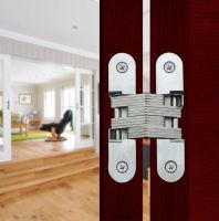 Heavy Duty Cross HStainless Steel Hidden Conceal Hinge Invisible Cross Door Worktop Hinges DIY