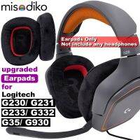 [Feida Digital Store] Misodiko อัพเกรด Ear Pads เปลี่ยนสำหรับ Logitech G230 G231 G233 G332 G35 G930ชุดหูฟังสำหรับเล่นเกม