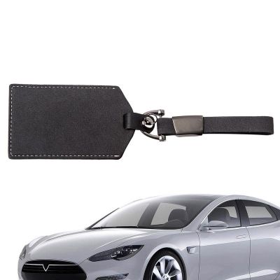 dfthrghd PU Car Key Case Automotive Shell Holder For Tesla Keys Storage Accessories Holder Sleeve Vehicles Holder Bags For Adults