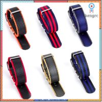 สายนาฬิกา Seatbelt Nato Strap ผ้าใบไนลอน นาโต้ นาโต้ หนา เกรดพรีเมี่ยม ขนาด 20mm 22mm Sาคาต่อชิ้น (เฉพาะตัวที่ระบุว่าจัดเซทถึงขายเป็นชุด)