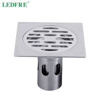 【CC】 Deep Sealed Thick Floor Drain 10x10 Self-sealing Washing Machine Dual-use Deodorant LF66020