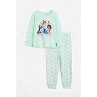 ☍◊۞ H M ชุดนอนผ้ายืด Girl Jersey pyjamas 0513489 2