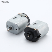 Witkitty 1ชิ้น130 3V-6V 0.35-0.4A 16000RPM มอเตอร์ DC ขนาดเล็กสำหรับพัดลมรถของเล่นขนาดเล็ก