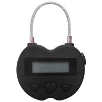 E8Smart Time Lock LCD Display Time Lock USB Rechargeable Tem