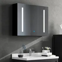[HCM]Tủ gương phòng tắm thông minh SMHome NT03 (kích thước 60 x 62cm)- Tích hợp đèn Led và công tắc cảm ứng trên gương