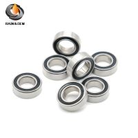 10Pcs SMR137RS ABEC-7 Stainless Steel Ball Bearings MR137 7X13X4 Axles  Bearings Seals