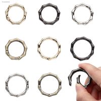 ๑▩ 25cm/31cm Spring Ring Round Push Trigger Key Buckles Clips Snap Hooks Rings Plated Gate Carabiner Handbags Purses Accessories