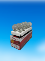 หลอดไฟท้ายรถยนต์ 93 ไฟเลี้ยว ไฟถอย 1 ไส้ 12V/25W (1กล่อง 10 หลอด)ยี่ห้อ PHYLLIS