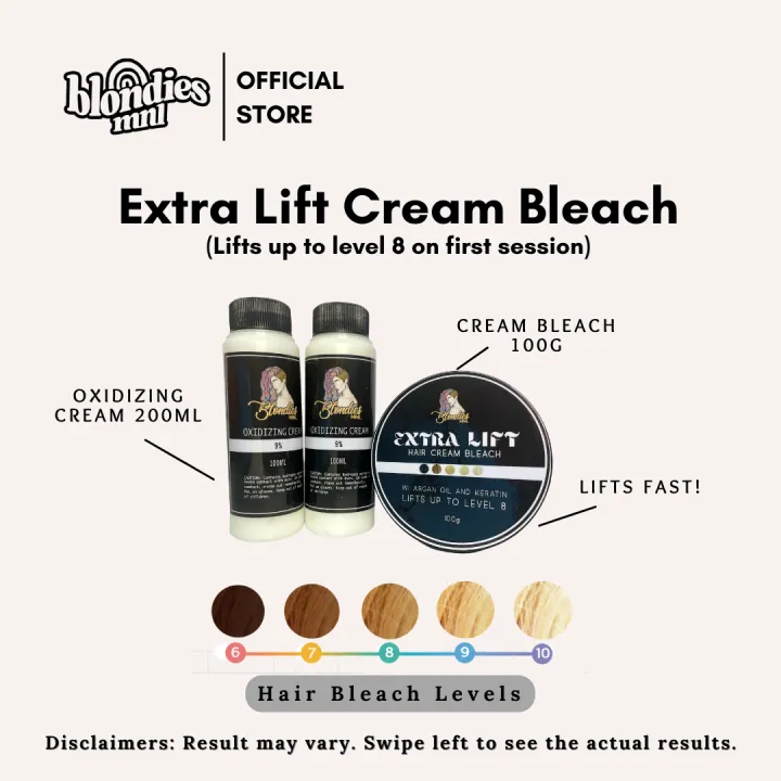 Blondies MNL Extra Lift Hair Cream Bleach Hair Bleaching Set (with