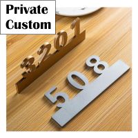 【CW】 Custom Number Address Sign Stickers Letters Numbers Doorplate Door Plaque Street