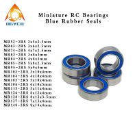 10pcs MR106 2RS 6x10x3 mm Blue Rubber Sealed Miniature 6 10 3 Deep Groove Ball Bearing MR106RS L1060 6x10x3 ABEC-3