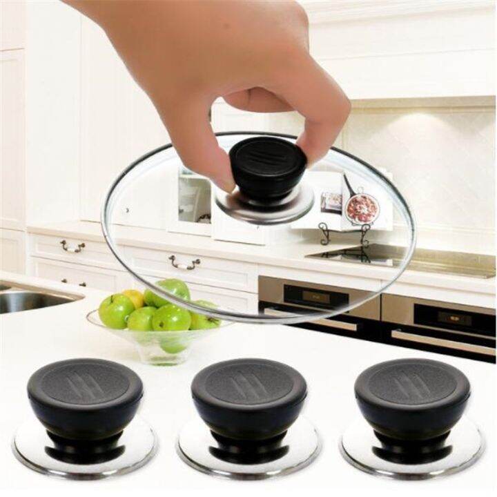 Hang qiao shop1Pc Universal Kitchen Replacement Pot Lid Cover Knob
