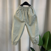 Childrens Trousers Boys Anti-Mosquito Pants 2023 New Western Style Baby Summer Long Pants Trendy Children Cool Handsome Thin Casual Pants