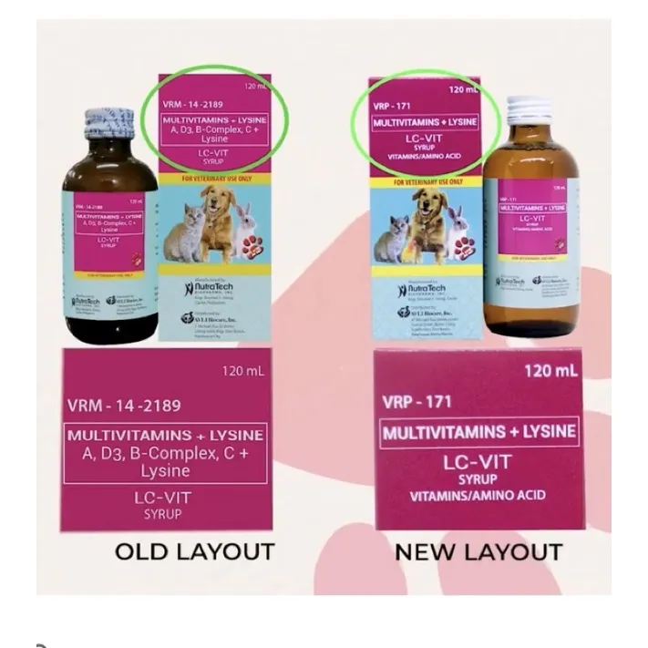 LCVIT Multivitamins 120ml for Dogs, Cats and Other Pets Lazada PH