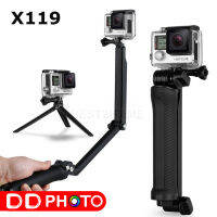 3 Way Monopod Selfie GoPro, SJCAM, แอคชั่นแคม (X119)