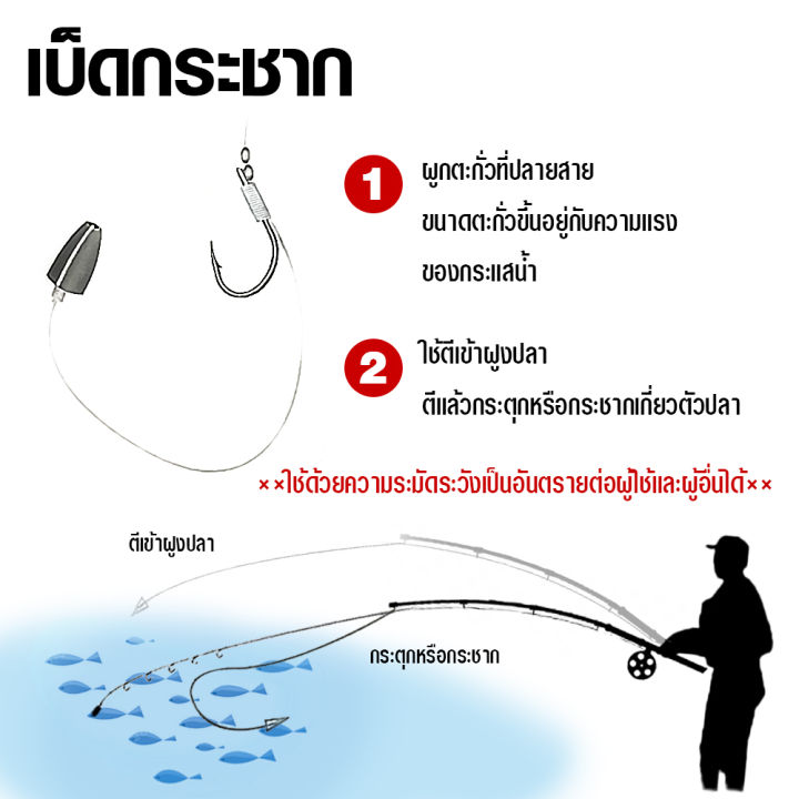 อุปกรณ์ตกปลา-weebass-ตาเบ็ด-รุ่น-เบ็ดกระชาก-1ชุด-เบ็ดนรก-เบ็ดราว-เบ็ดพวง-ตัวเบ็ดตกปลา