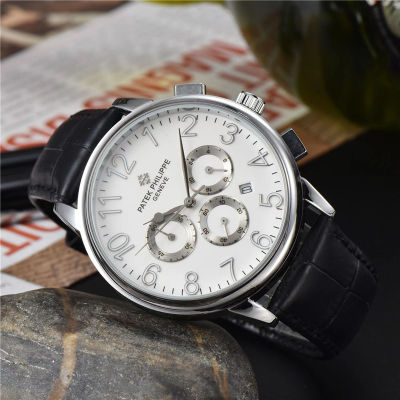 [Rose + Sliver]  Men S Watch Classic Style Men S Wrist Watch Business Casual Quartz Watch Leather Strap Watch
