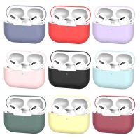 Silicone Protective Case For Apple Airpods Pro Cover Wireless Bluetooth Earphones Cases For Airpods Pro Case for air pods pro Headphones Accessories