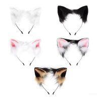 ﹊❍✠ Xixi Women Animal Cat Ears Hair Hoop Plush Furry Lolita Handmade Headband Anime for Halloween Christmas Cosplay Accessories