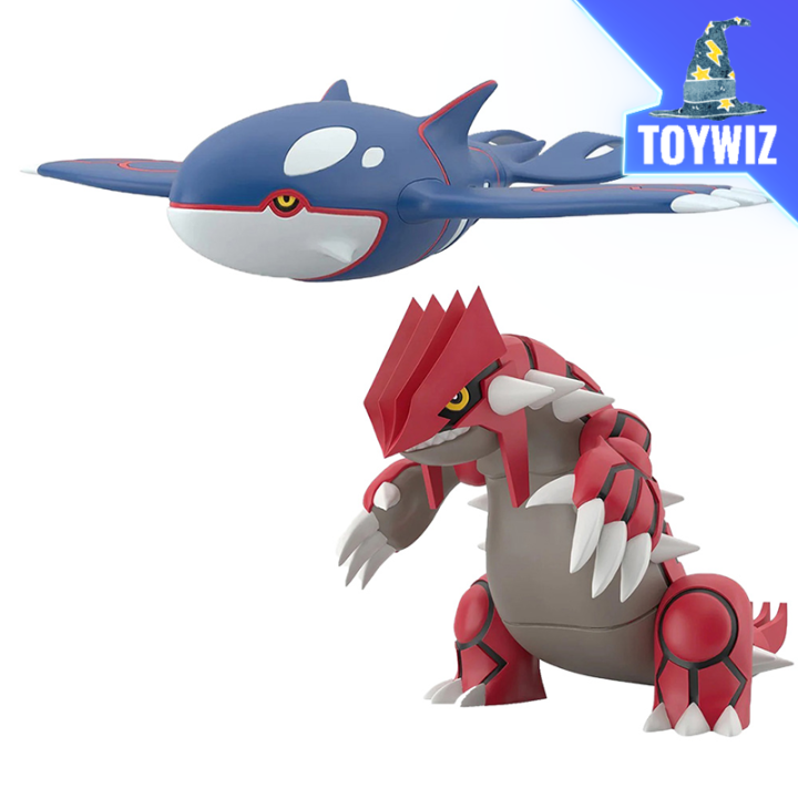 Bandai Pokemon Scale World Hoenn Kyogre / Hoenn Groudon Action Figures