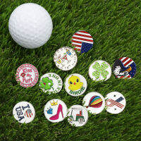 Golf Ball Marker สำหรับสุภาพสตรีผู้ชาย6แพ็คอุปกรณ์กอล์ฟ Ballmarker Magnetic Fit Golf Divot เครื่องมือหมวก Drop Shipping