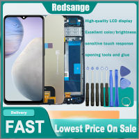 Redsange จอ6.51นิ้วสำหรับ Vivo Y11 2023 V2236A/V2213 Y02/Y02A V2217จอแสดงผล LCD แบบสัมผัสหน้าจอแผงดิจิไทเซอร์พร้อมกรอบกลางสำหรับ Vivo Y11 2023 Y02 Y02A LCD