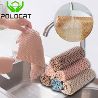 Polocat Greaseproof Kitchen Cleaning Cloth Efficient Super Absorbent Microfiber Cleaning Cloth Household Cleaning Cloth Kitchen Cleaning Towel