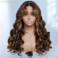 Highlight Lace Front Wig Synthetic Lace Loose Wave Wig Honey Blonde Lace Frontal Wigs for Black Women Ombre Wave Cosplay Hair [ Hot sell ] ea1voy