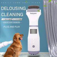 Electric Pet Dog Comb Hair Cleaning Tool Cat Dog Comb Can Drive Away Lice Fleas Long Hair Pet Beauty Cleaning Dogs Accessories