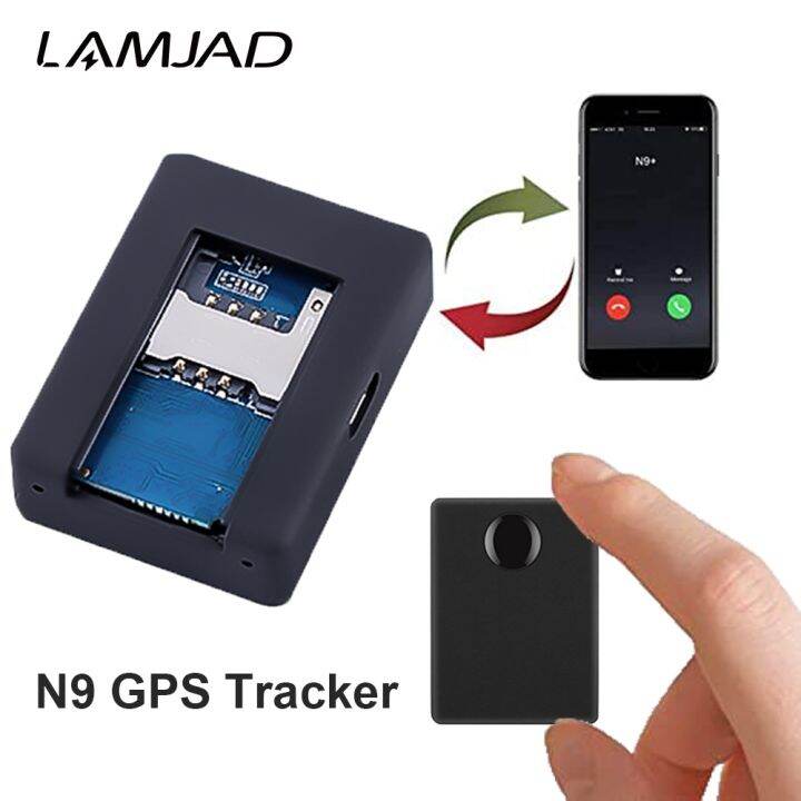 LAMJAD N9 GPS Tracker Mini GSM Audio Voice Monitor Real Time Listen
