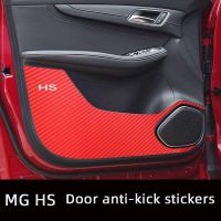 Door Anti Kick Pads Protection Mats Decoration Car Stickers For MG MGHS Interior Accessories