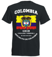 Printed Tshirts Men Solid Color Sale Tshirt Kolumbien Colombia Footballer