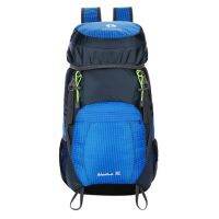 【✔In stock】 ding26992525811481 กระเป๋าสะพายหลังไนลอนแบบพกพาพับได้45l กระเป๋าสะพายไหล่ลำลองสีกลางแจ้งฤดูร้อน