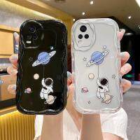 Supeso เคสดีไซน์ใหม่ V21E V20สำหรับ Vivo V20 Pro ลายการ์ตูนสีดำนักบินอวกาศดาวเคราะห์เคสโทรศัพท์แบบใสนิ่มซิลิโคนป้องกันการตก