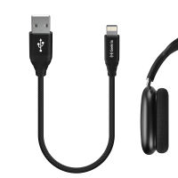 Geekria 30ซม.USB-A To ตัวชาร์จไลท์นิ่งสายเคเบิลสายชาร์จสายไฟสำหรับ AirPod Max, AirPod Pro, AirPod 2, AirPod,รับรองโดยแอปเปิ้ลเอ็มเอฟไอ