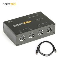 DOREMiDi MIDI Kotak 3X3 USB MIDI Antarmuka MIDI Kotak MIDI HUB-3