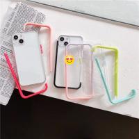 เคสทูโทน Ip 11 I 12 I 13 I Pro I Pro Max เคสประกบขอบข้าง 3in1 phone case เคส ประกบ ใส ขอบสี ทูโทน