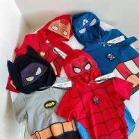 เคสลาย Boy Boy Spiderman เสื้อสตรีผ้าฝ้ายปีก Hero Iron Man ได้6แขนสั้น WomenKids Flash Flash Flash 6 Children5.16