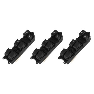 3X Left Hand Driver Side Electric Power Master Window Switch Push Button Panel for 84820-33060 Toyota Camry Land Cruiser
