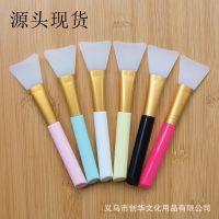 ✖ Soft spot inclined tail rod head face of silicone brush the film brush cosmetic brush brush brush mud membrane mask silicone head