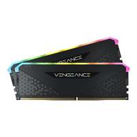 16GB (8GBx2) DDR4 3600MHz RAM (หน่วยความจำ) CORSAIR VENGEANCE RGB RS (BLACK) (CMG16GX4M2D3600C18) %