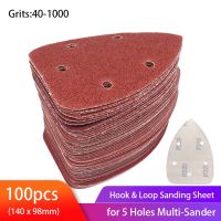 ◊ 100pcs Self-adhesive Sandpaper Triangle Sander Sand Paper Hook Loop Sanding Sheet Abrasive Discs For Polishing Grit 40-1000