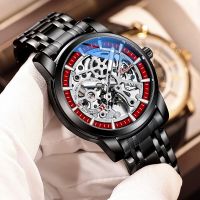 ZZOOI CHENXI New Mens Automatic Mechanical Watches Business Waterproof Luminous Watch Men Stainless Steel Tourbillon Wristwatch