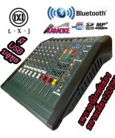 LXJ LX-CM602D POWERMIX เพาเวอร์มิกเซอร์ 6ชาแนล Power ขยายเสียง 1200WมีบลูทูธUSBขยายเสียง1200วัตต์MRSขับได้ตู้ลำโพง15นิ้ว-18นิ้ว