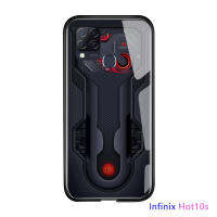 UCUC เคสโทรศัพท์เคสสำหรับ Infinix Hot 10S NFC/Hot10S วงจรเทคโนโลยี Board Explorer สำรวจธีมรุ่นกระจกเทมเปอร์ฝาหลังปลอก