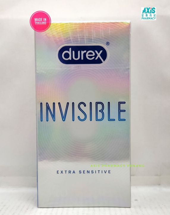 DUREX INVISIBLE EXTRA SENSITIVE S Condoms The Naked Truth Lazada