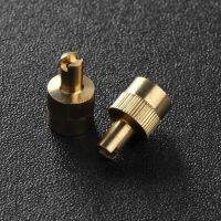 【LZ】 8pcs Copper Metal Slotted Head Valve Stem Caps with Core Remover Tool for Car Motorcycle for Schrader Valves Accessories Parts