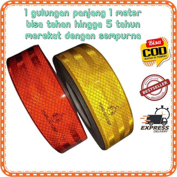 Stiker Kir Box Dishub O Sticker Reflector Uji Diamond Grade Lazada