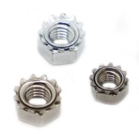 M3 M4 M5 M6 M8 304 Stainless Steel / Nickel / Zinc Plated K-type Gear K Lock Nuts Diy Keps Toothed Nuts Polidentate Hex K Nut